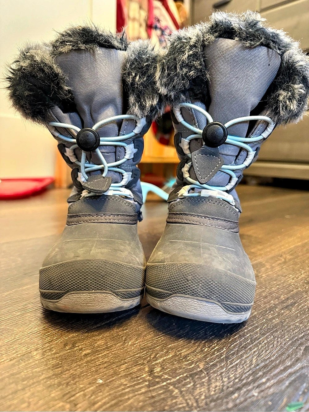 Kamik Stormy F Winter Boots in Gray & Black